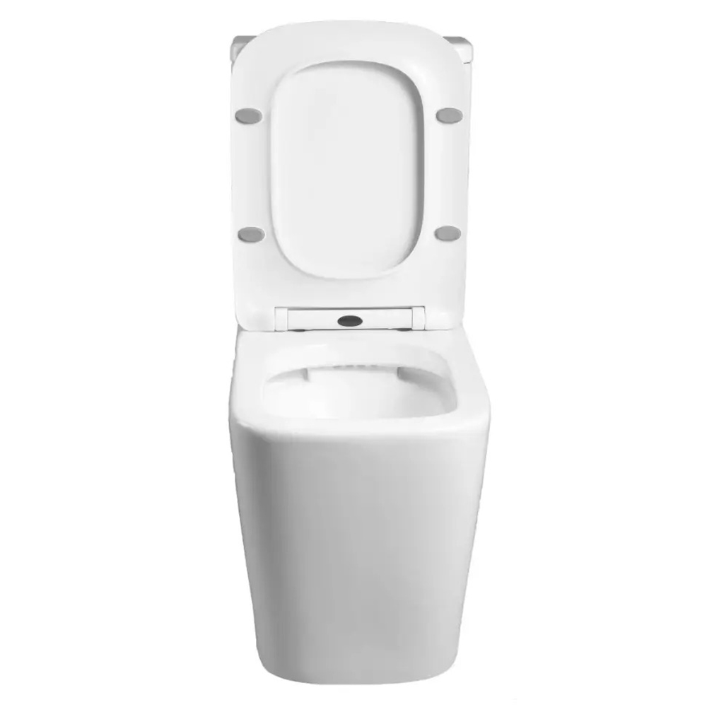 Унитаз CeruttiSPA Maiella CT10314 напольный, безободковый, с сиденьем микролифт, цвет белый - фото 1
