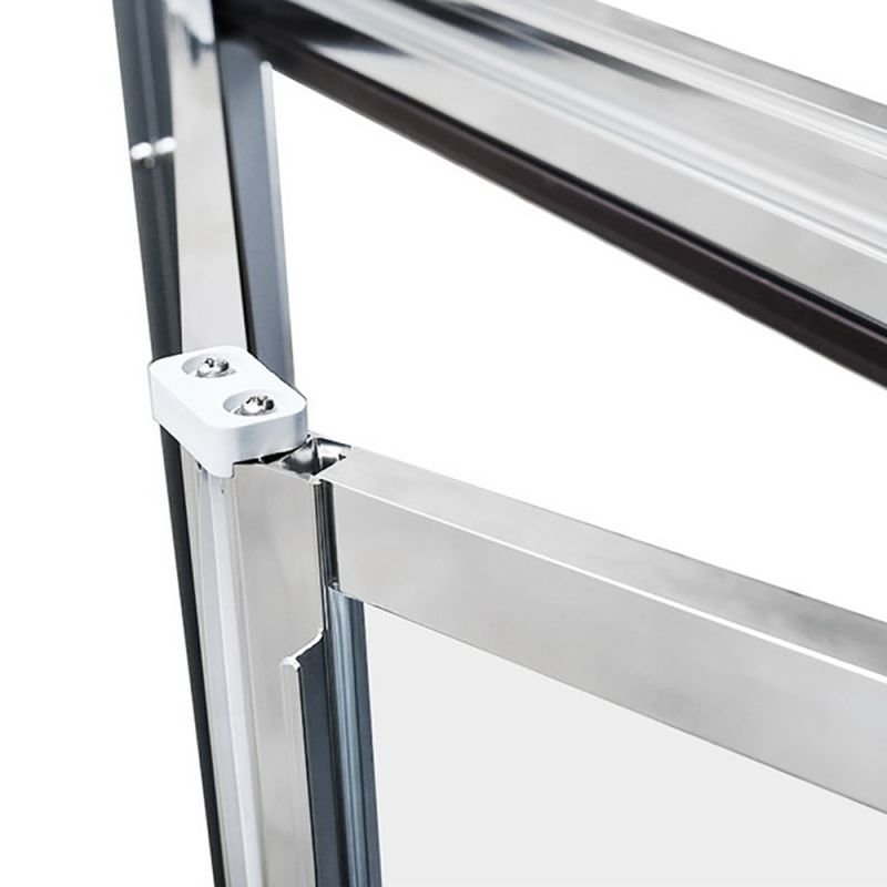 Душевой уголок Grossman Alba 2 GR-8080 80x80, стекло прозрачное, профиль хром