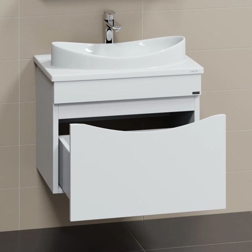 Тумба под раковину Санта Сатурн 70, подвесная, цвет белый - фото 1