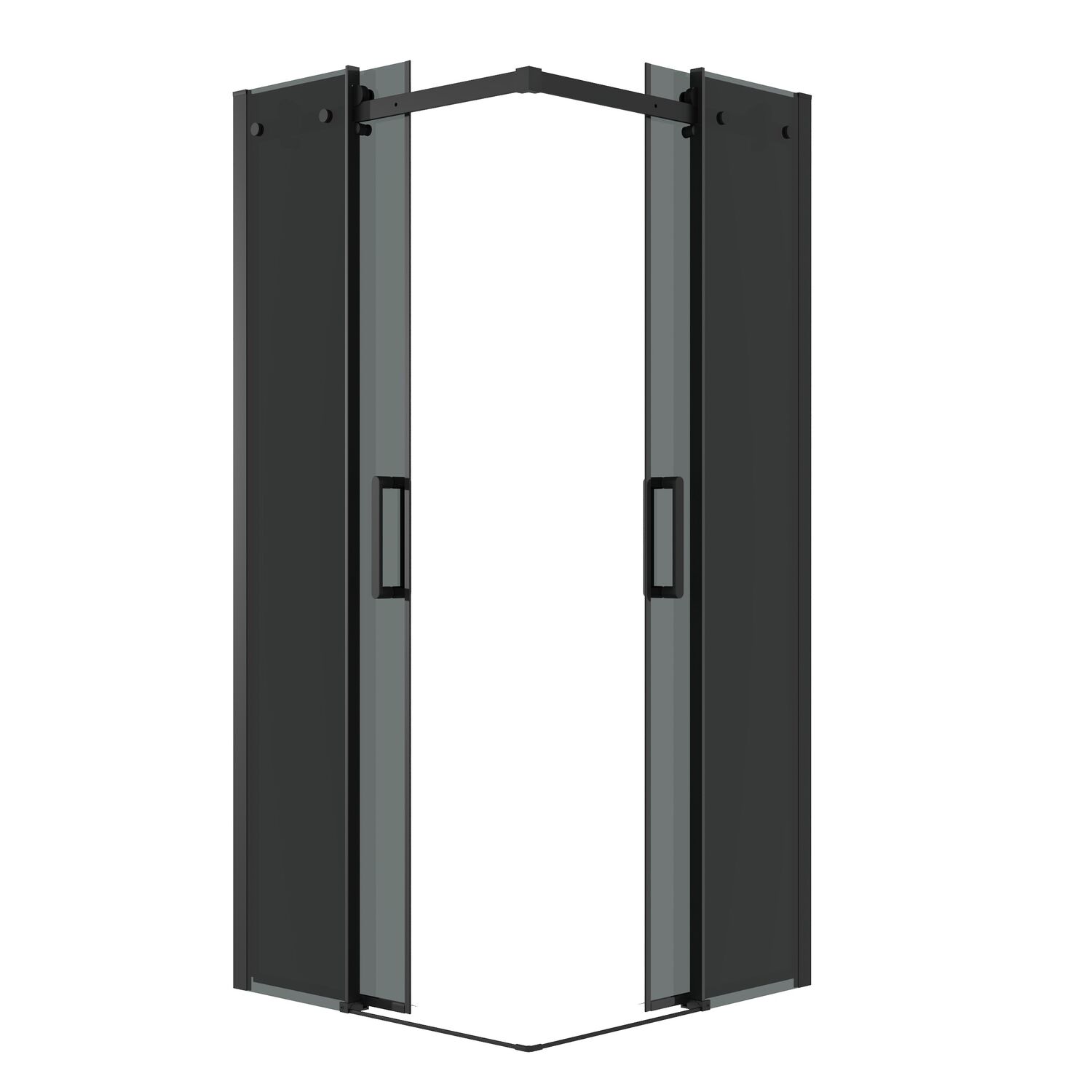 Душевой уголок Grossman Classic 300.K33.04.9090.21.10 90х90, стекло тонированное, профиль черный матовый