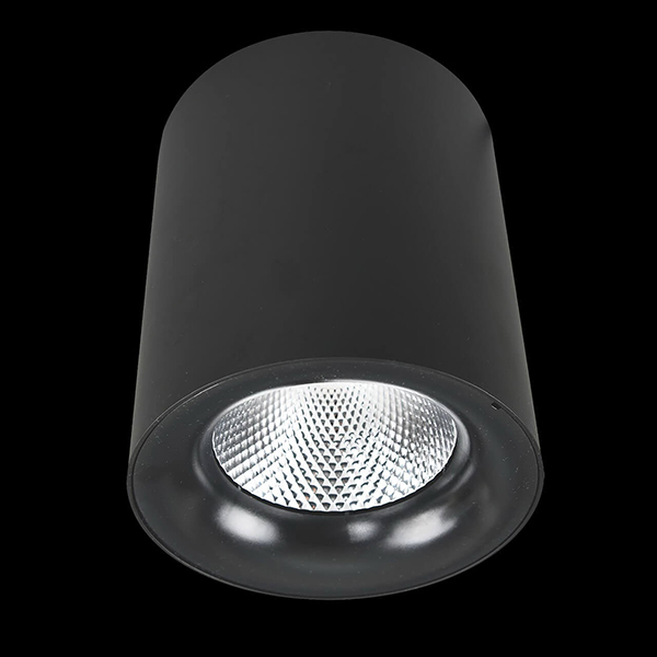 Точечный светильник Arte Lamp Facile A5118PL-1BK, арматура черная, плафон металл черный, 11х11 см