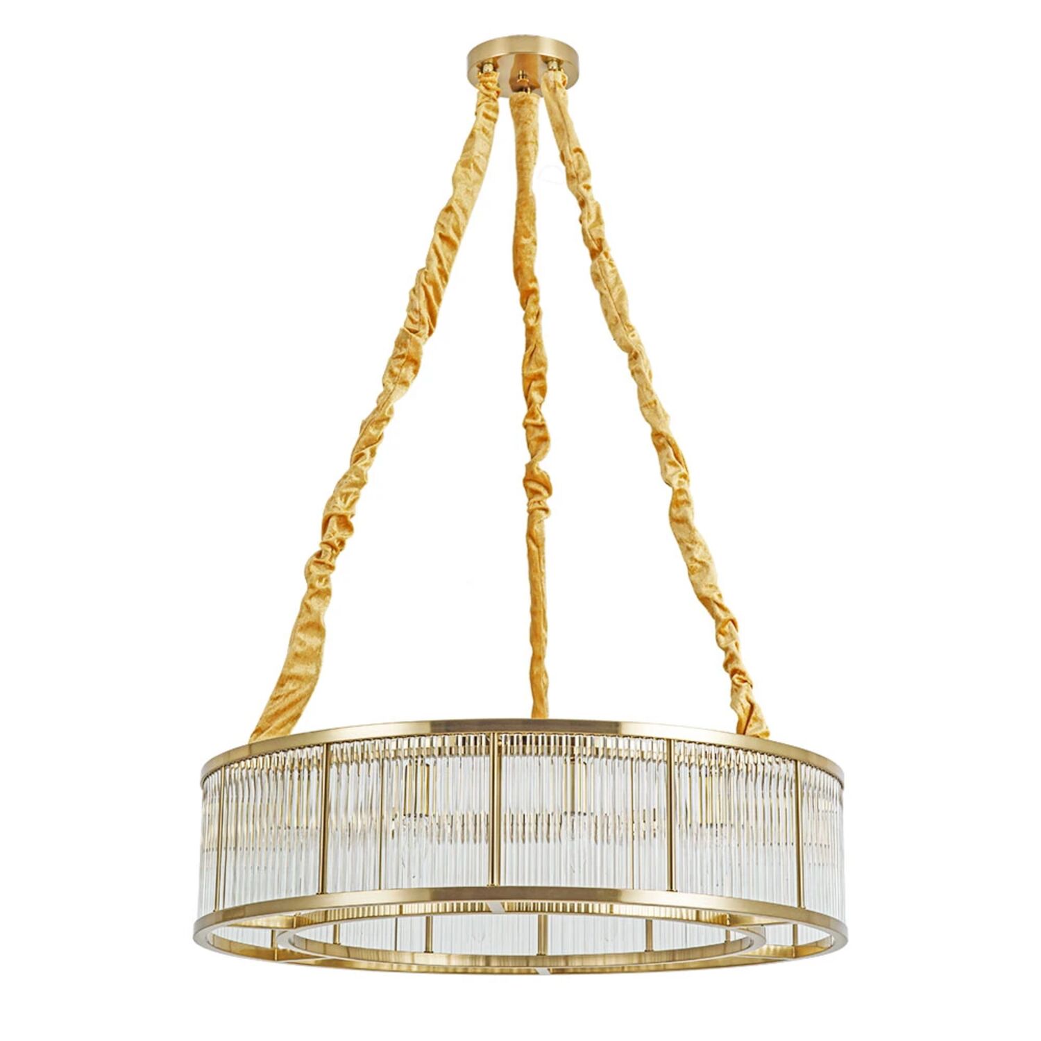 Подвесная люстра Arte Lamp Anetta A1065SP-12PB, арматура полированная медь, плафон хрусталь прозрачный