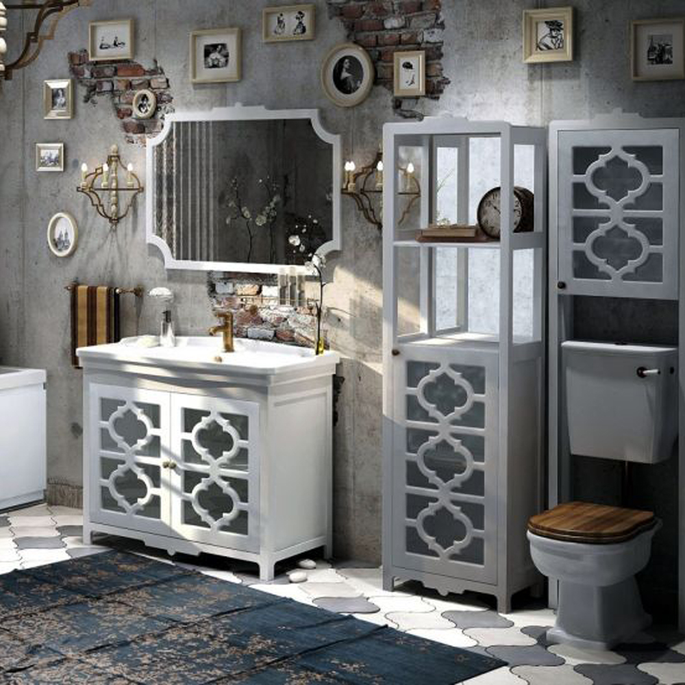 Мебель для ванной Corozo Манойр 105, цвет белый