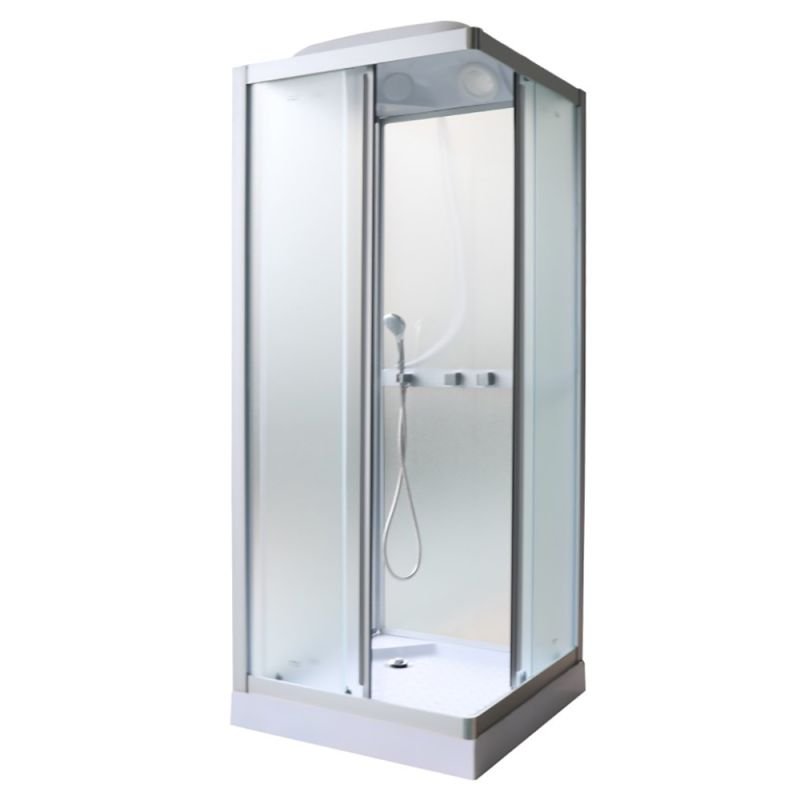 Душевая кабина Parly Frost FQ811 80х80, стекло матовое, профиль хром