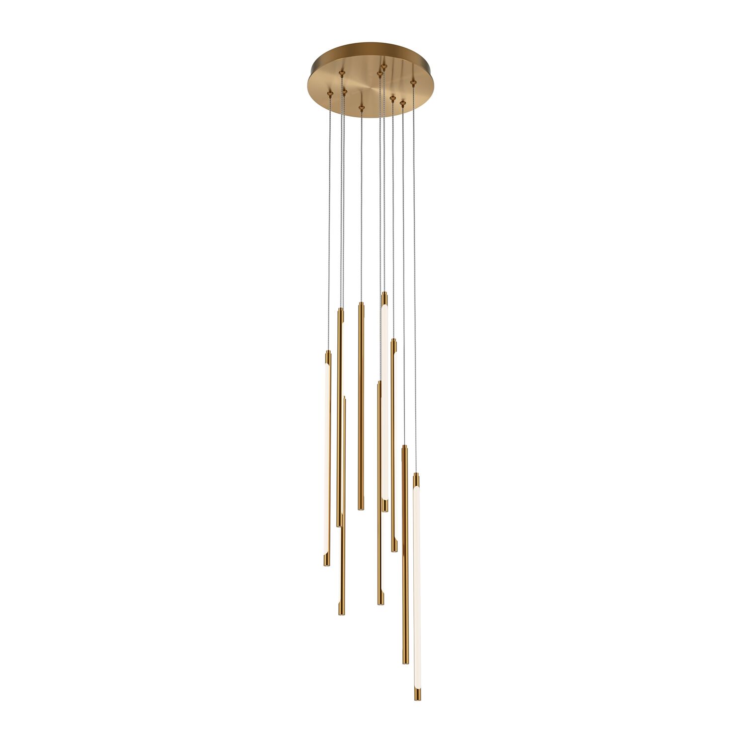 Подвесной светильник Maytoni Light stick MOD236PL-L54BS3K, арматура латунь, плафон акрил белый