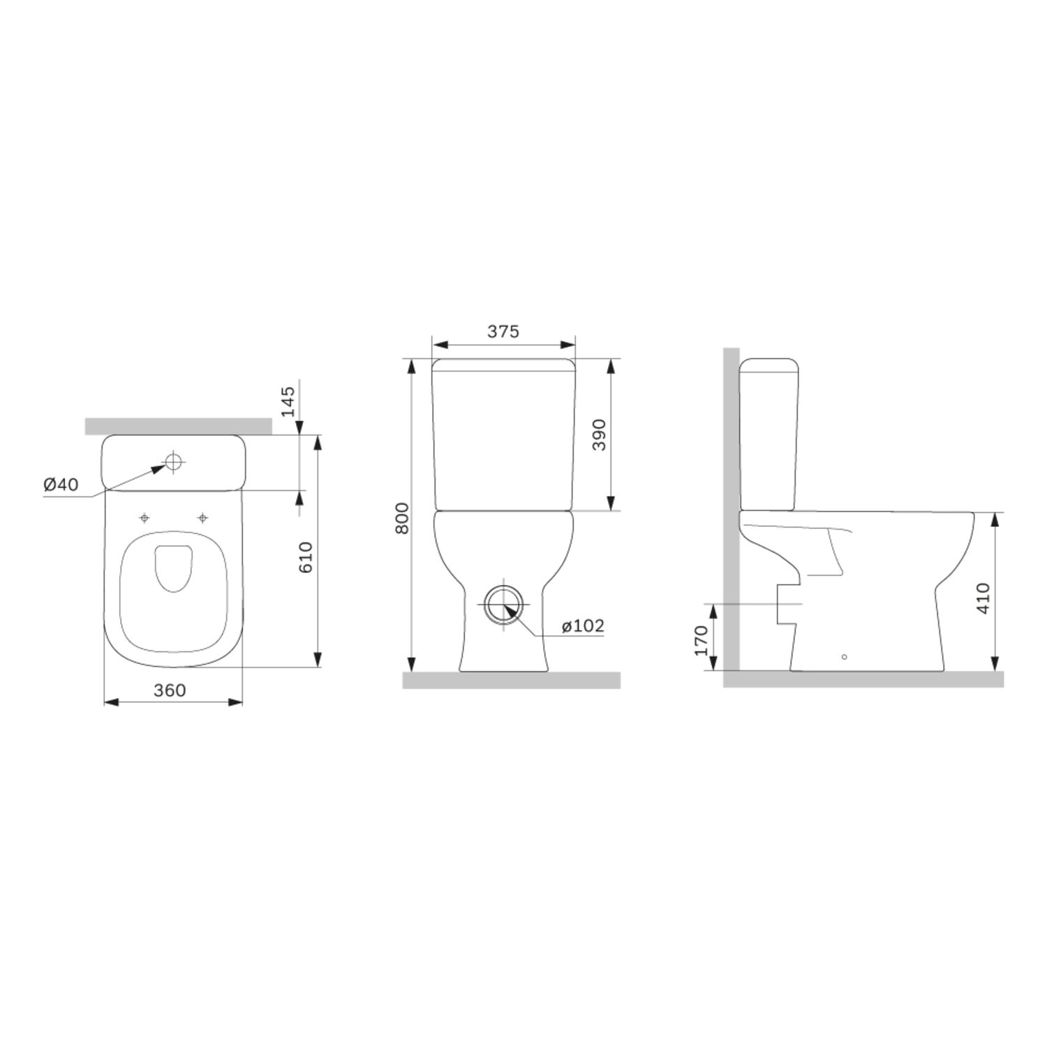Унитаз-компакт AM.PM Sunny C85C8601SC напольный, безободковый, с сиденьем микролифт, цвет белый глянец