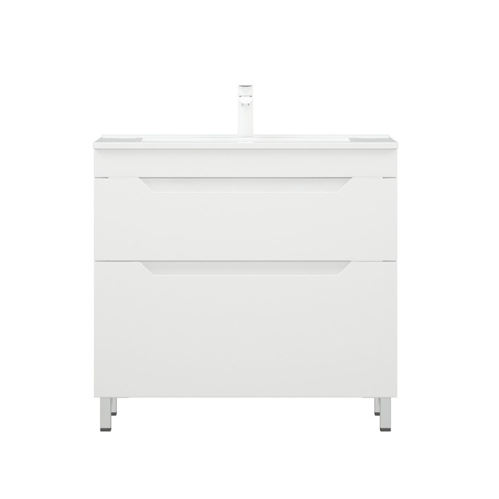 Тумба под раковину Corozo Юта 75, напольная, цвет белый - фото 1