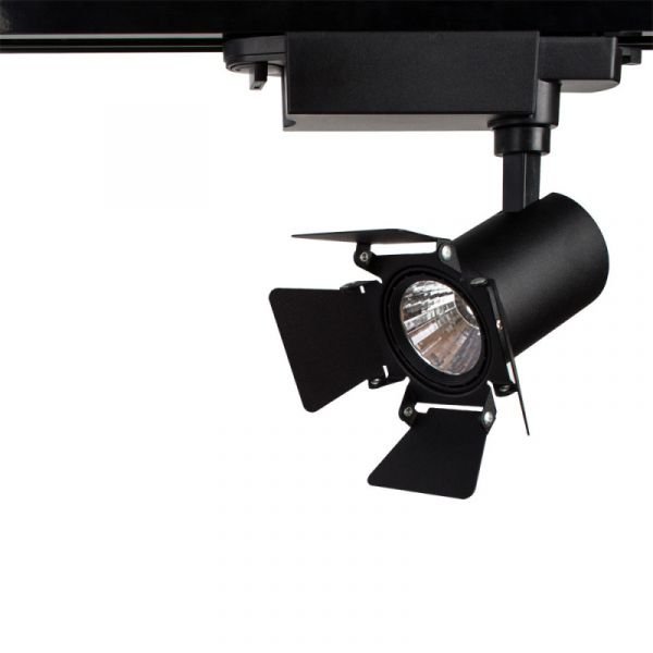 Спот Arte Lamp Falena A6709PL-1BK, арматура черная, плафон металл черный, 6х11 см