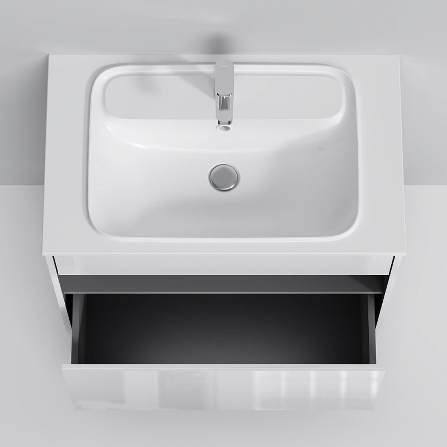 Тумба под раковину AM.PM Func 80, цвет белый глянец - фото 1