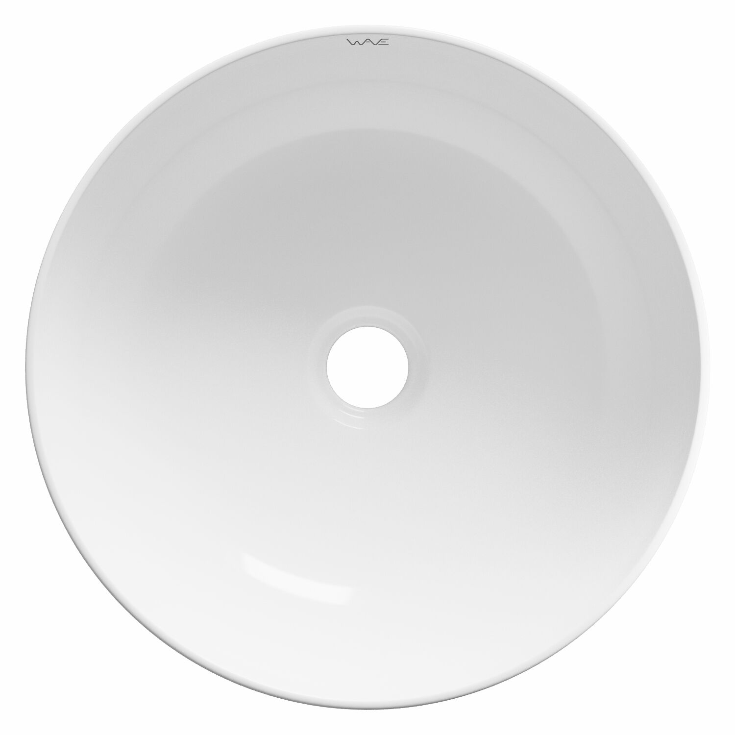 Раковина Mixline Wave Round 41x41 накладная, цвет белый - фото 1