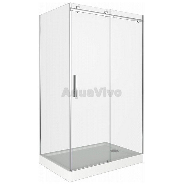 Душевой уголок Good Door Galaxy WTW+SP-C-CH 120x80, стекло прозрачное, профиль хром