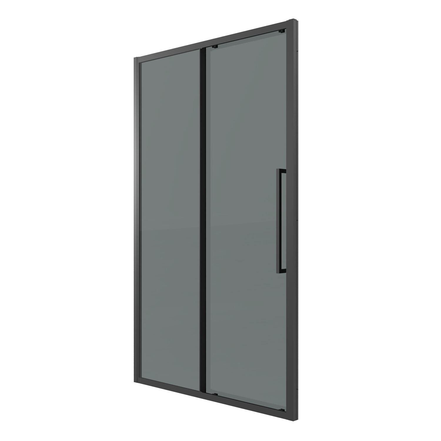 Душевая дверь Grossman Cosmo 100.K33.02.120.21.10 120х195, стекло тонированное, профиль черный матовый