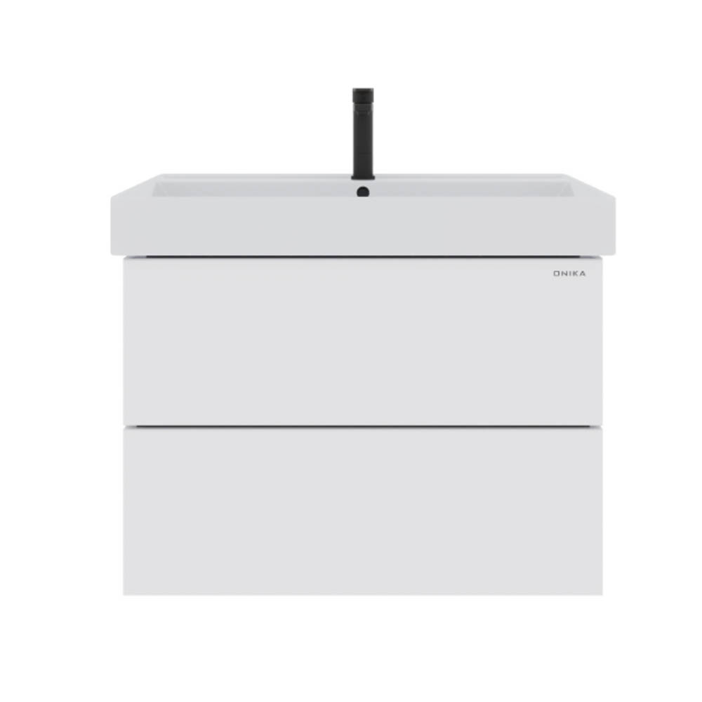 Мебель для ванной Оника Эсквана 80, подвесная, цвет белый - фото 1