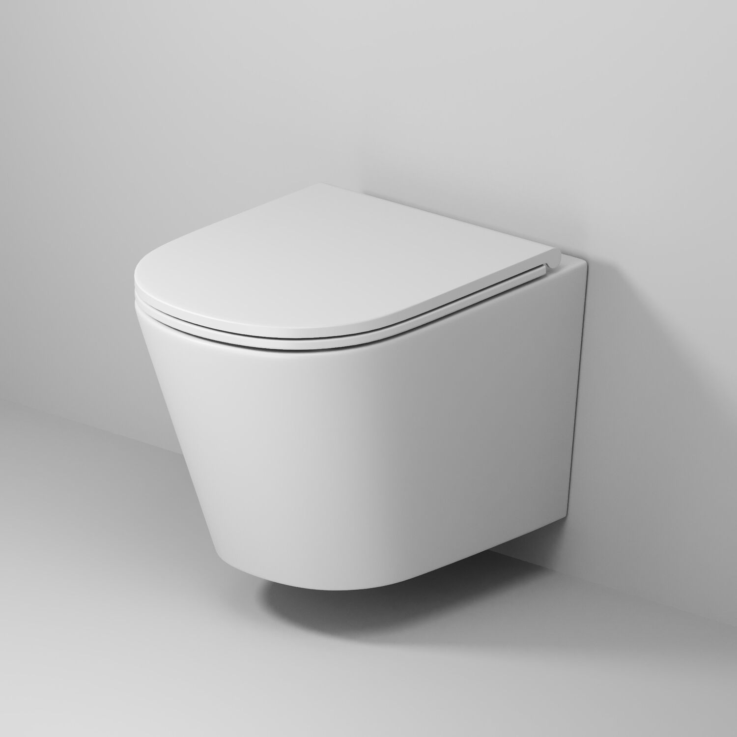 Унитаз Grossman Tornado GR-4478 MSQ подвесной, безободковый, с сиденьем микролифт, цвет белый матовый - фото 1