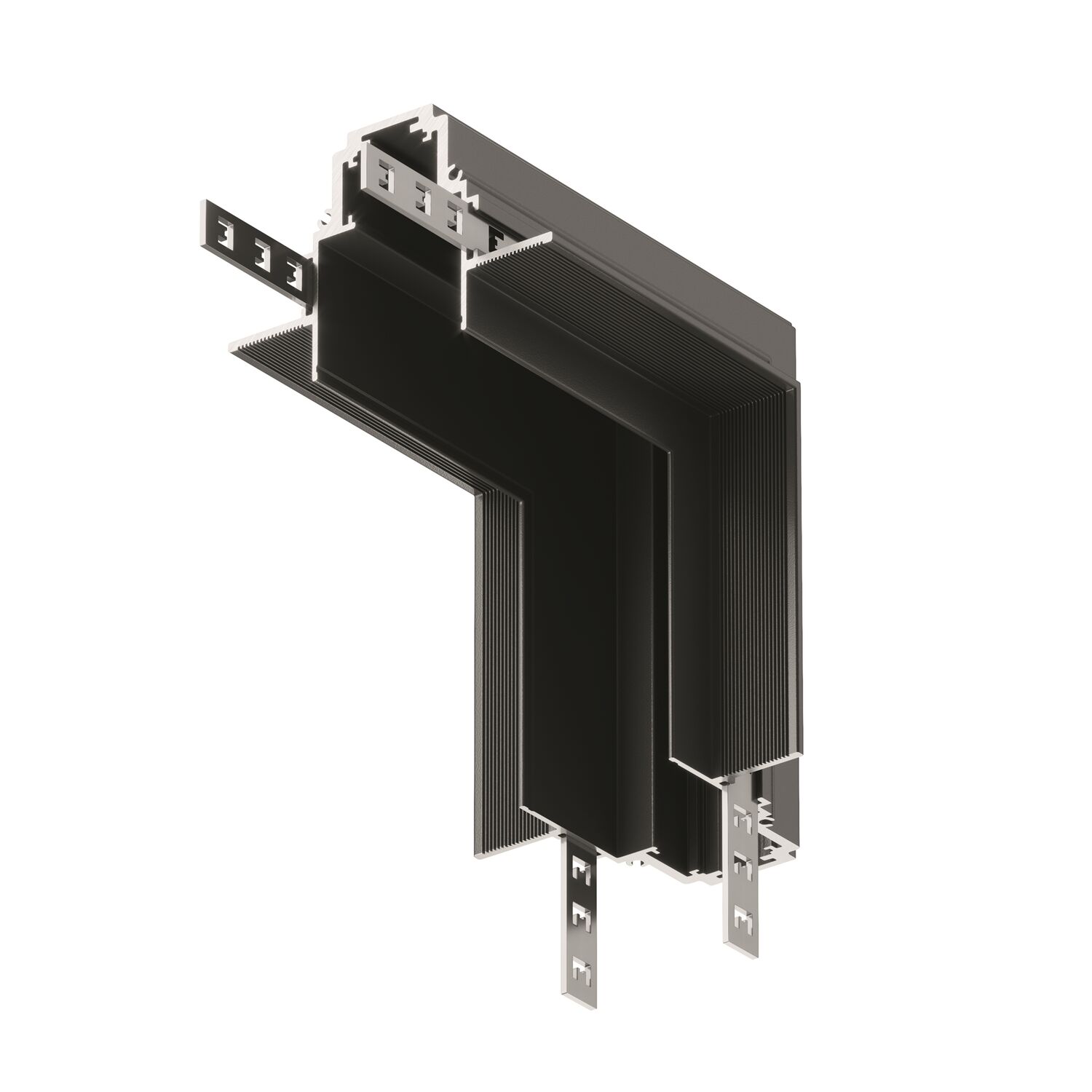 Угловой коннектор внутренний Maytoni S35 TRA004ICL-22B, арматура черная    - фото 1