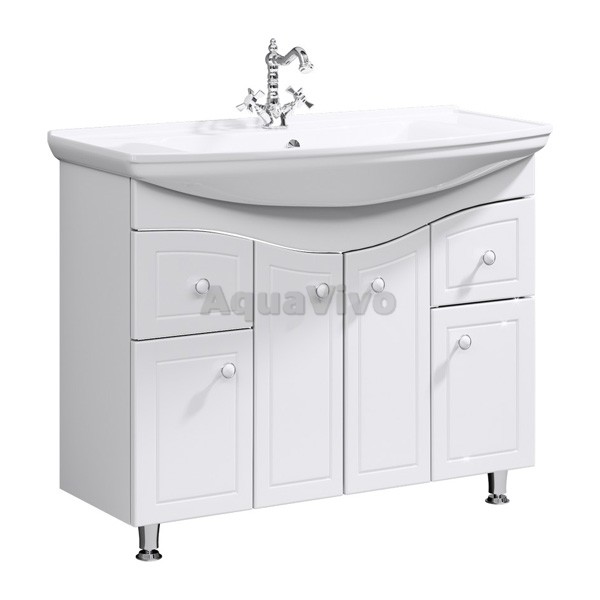 Мебель для ванной Aqwella Франческа 105, цвет белый