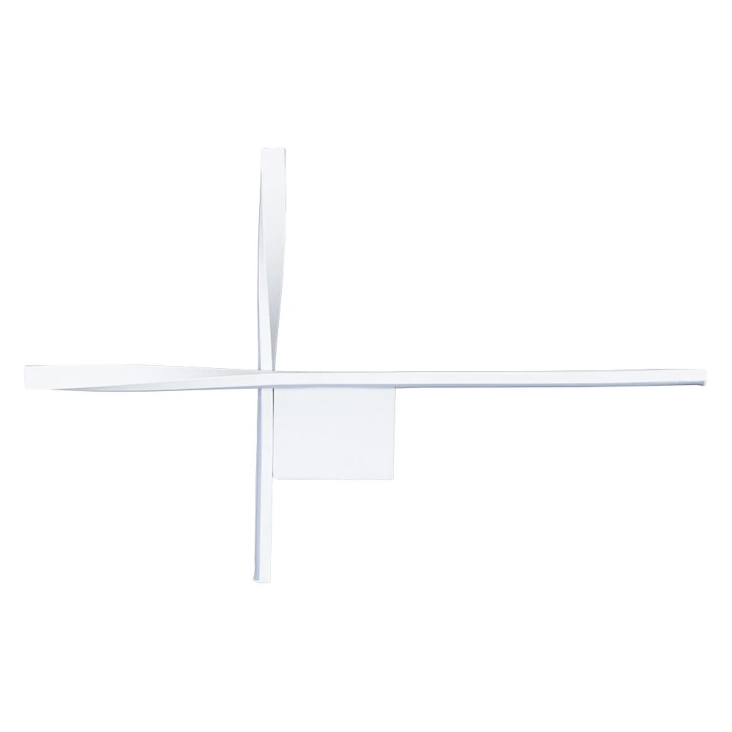 Настенный светильник Arte Lamp Acrux A2217AP-2WH, арматура белая, плафон акрил белый
