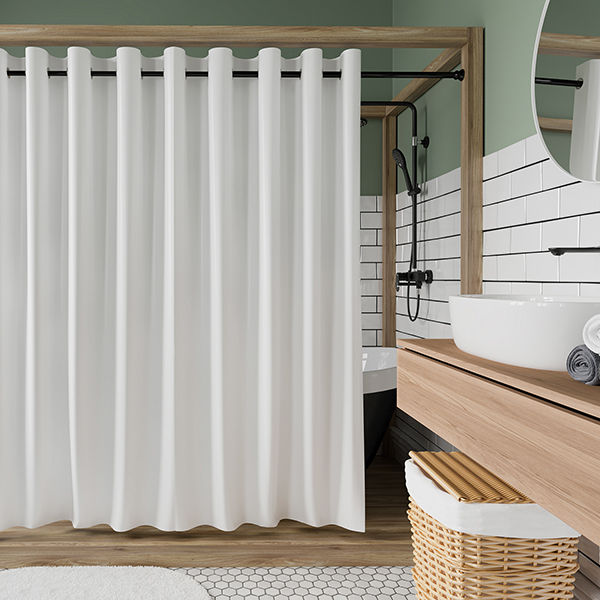 Штора для ванной WasserKRAFT Vils SC-10202, 200x200, цвет белый - фото 1