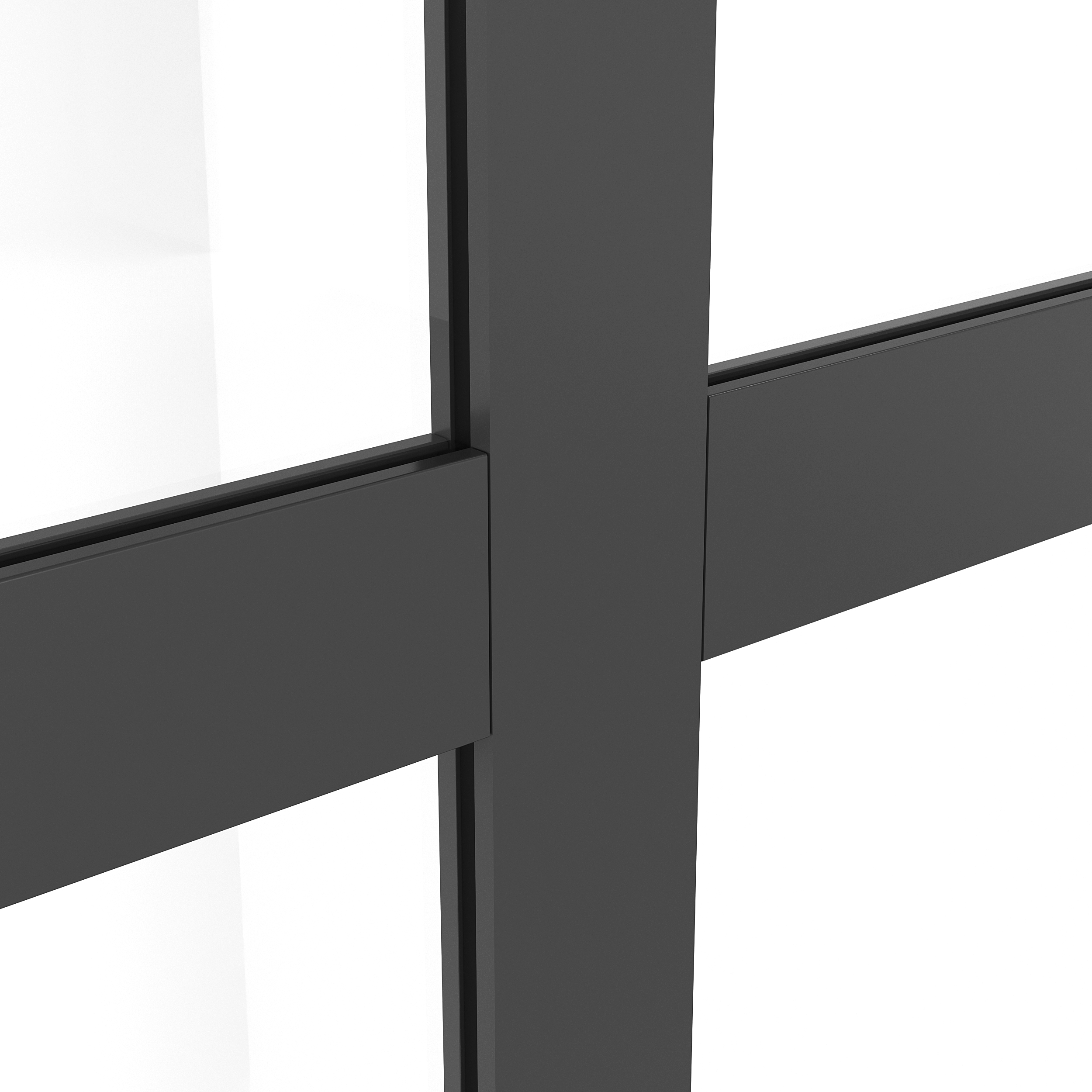 Душевая перегородка Niagara Nova NG-686-12 Black 120x195, стекло прозрачное с рисунком, профиль черный матовый