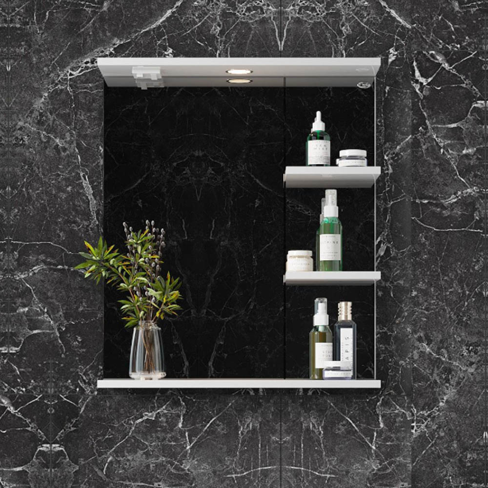 Мебель для ванной Оника Коралл 60, цвет белый