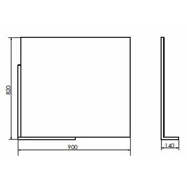 Зеркало Comforty Дюссельдорф 90x80, цвет дуб дымчатый