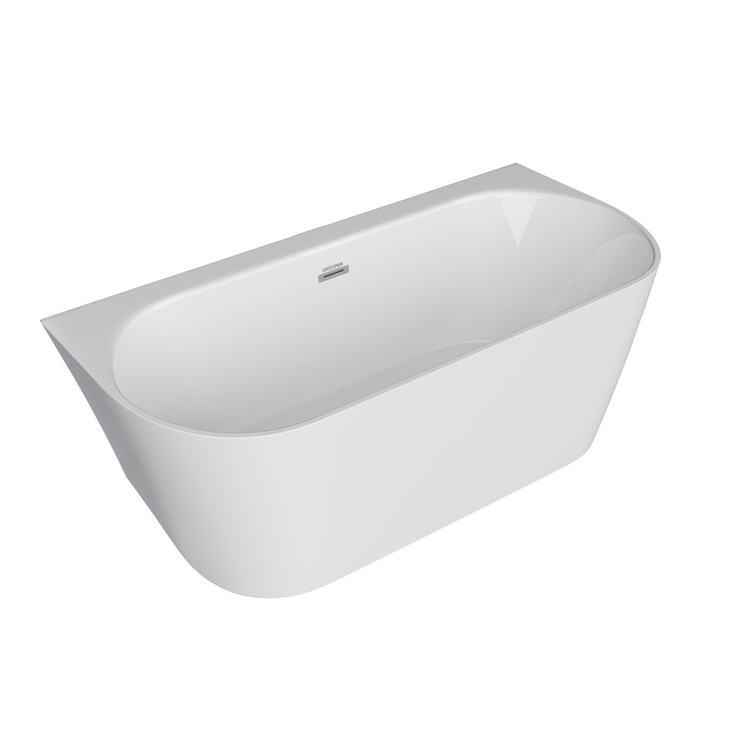 Ванна Grossman Cristal GR-16072 160x80, цвет белый глянцевый - фото 1