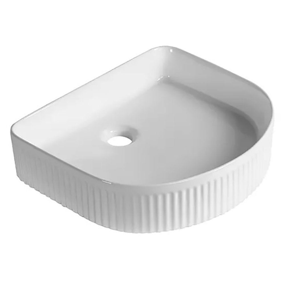 Раковина CeruttiSPA CR8011 накладная, 42х37 см, цвет белый