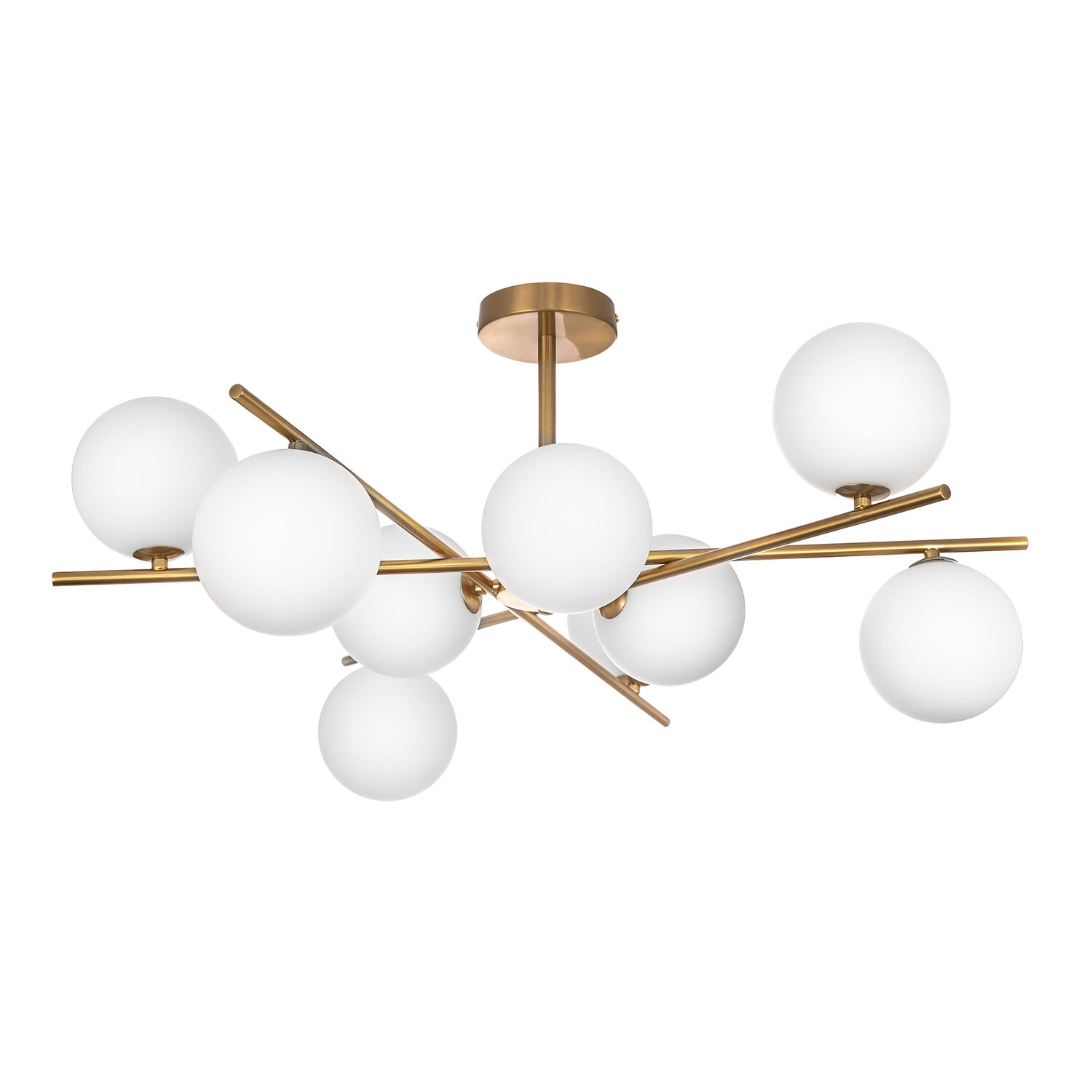 Люстра Citilux Ronny CL242193, арматура бронза, плафоны стекло белое - фото 1