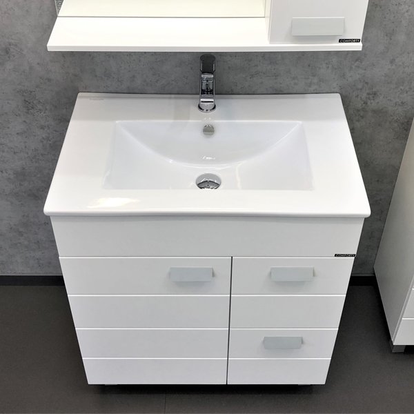 Мебель для ванной Comforty Модена М-75, цвет белый матовый