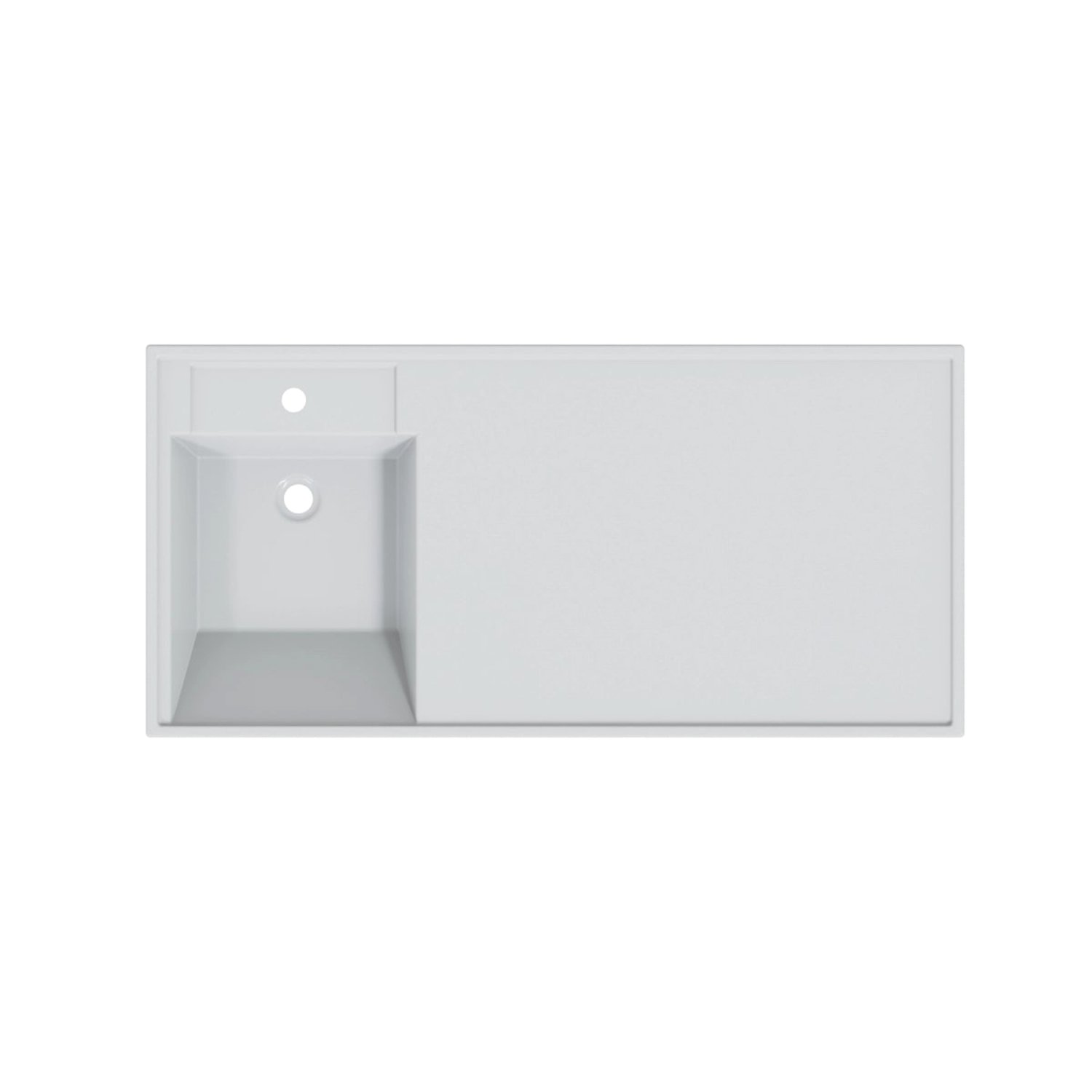Мебель для ванной Санта Сатурн 100, напольная, с тумбой 38 см, цвет белый / дуб австрийский - фото 1