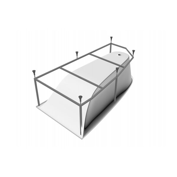 Каркас для ванны Vayer Boomerang 190x90, сварной, цвет серый