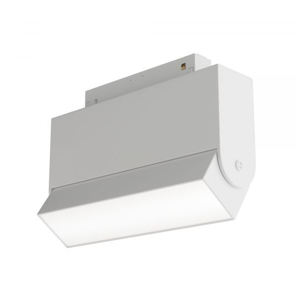 Трековый светильник Maytoni Technical Basis TR013-2-10W3K-W, арматура белая, плафон металл белый