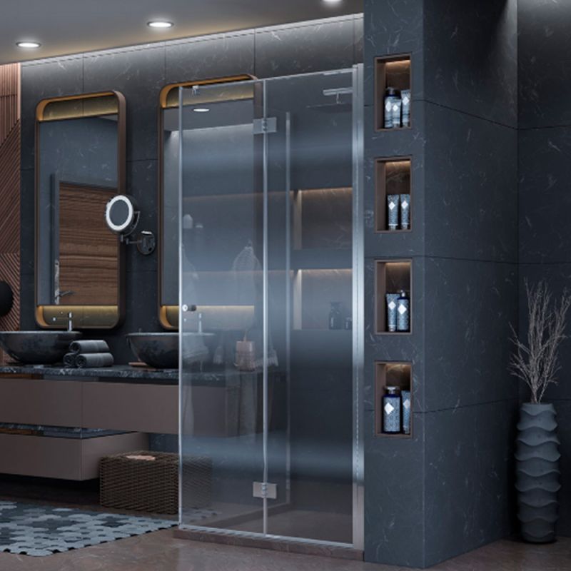Душевой уголок Ambassador Diamond 12011105 R 90x90, правый, стекло прозрачное, профиль хром глянцевый - фото 1