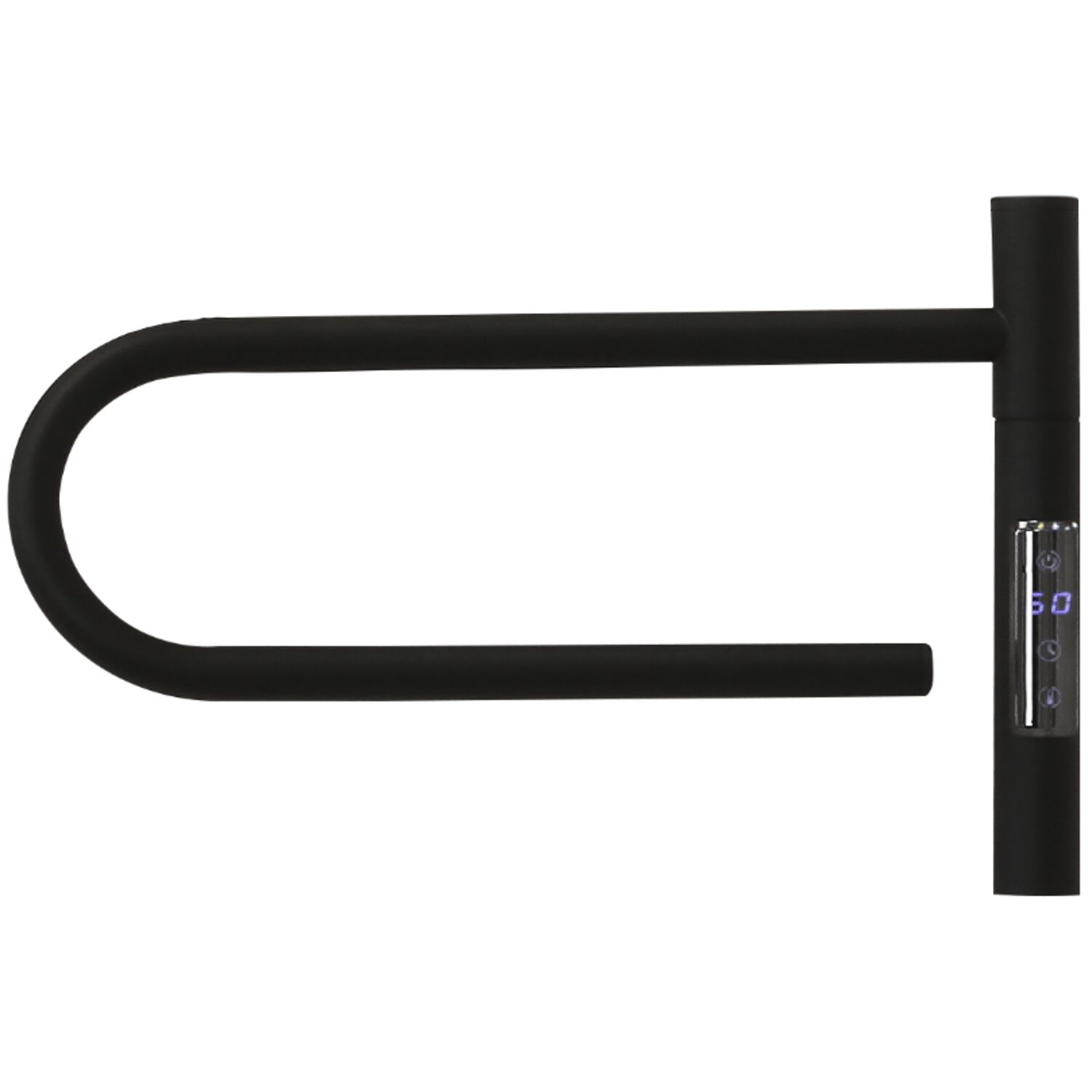 Полотенцесушитель Vincea VTD-1P1BE 39x25 электрический, цвет черный матовый