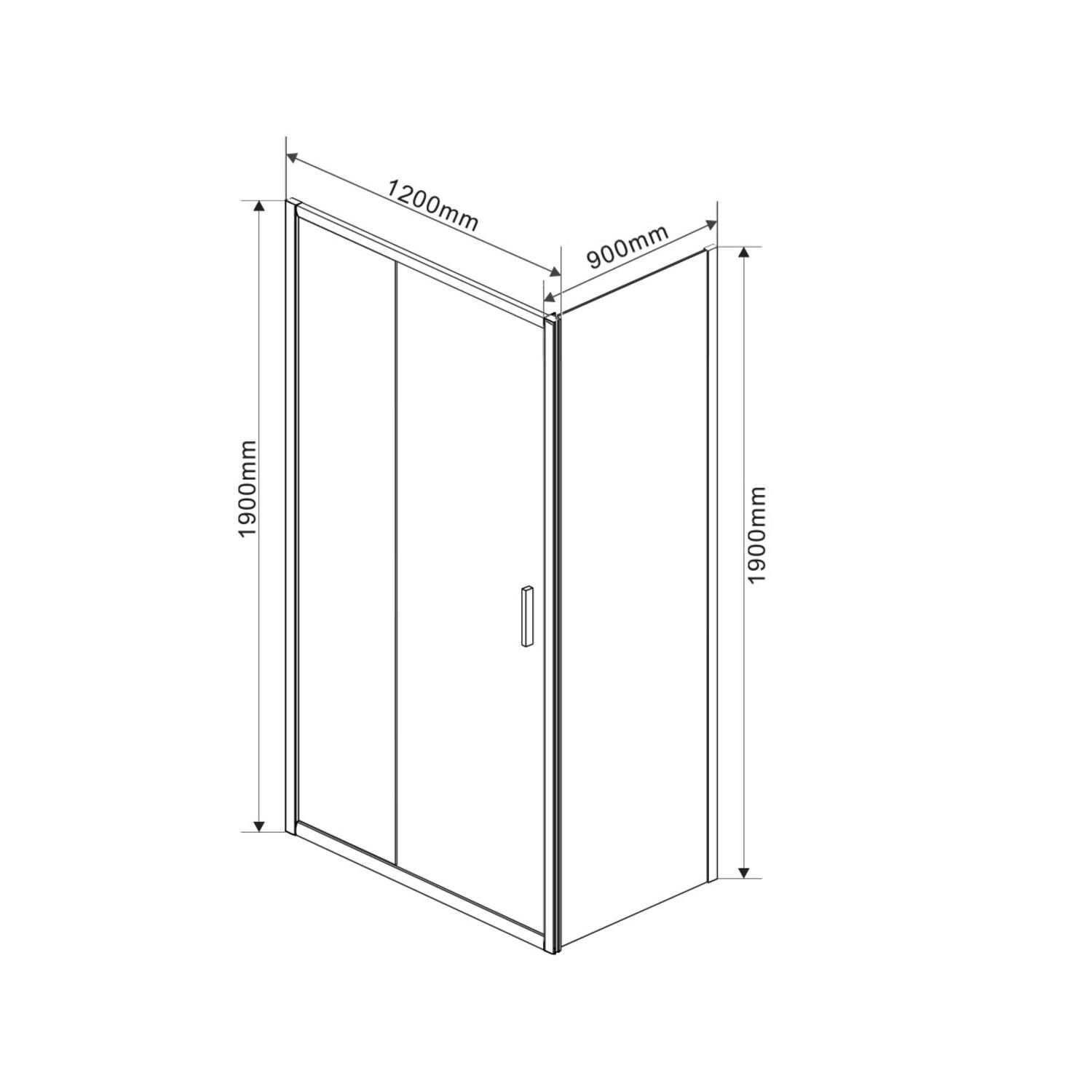 Душевой уголок Vincea Garda VSR-1G1 120x90, стекло шиншилла, профиль хром