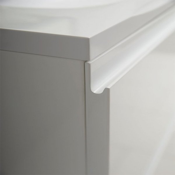 Мебель для ванной Art & Max Bianchi 75 подвесная, цвет белый глянец - фото 1