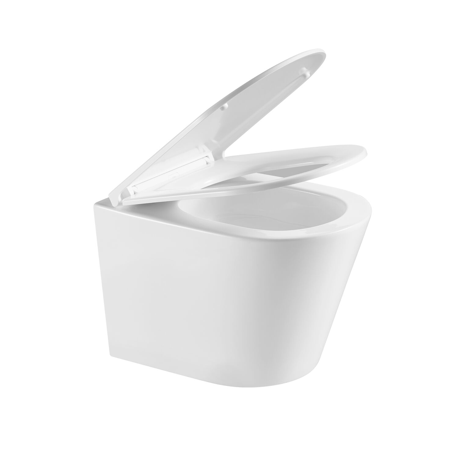 Унитаз Grossman Tornado GR-4478 MSQ подвесной, безободковый, с сиденьем микролифт, цвет белый матовый - фото 1