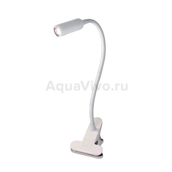 Интерьерная настольная лампа Citilux Ньютон CL803060N, арматура белая, плафон акрил белый, 8х23 см