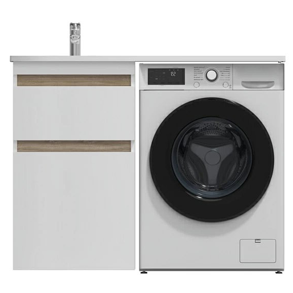 Мебель для ванной AM.PM X-Joy 120, с тумбой 57 см, цвет белый / светлое дерево