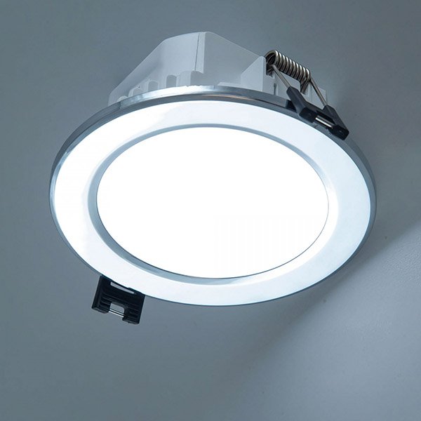 Точечный светильник Citilux Акви CLD008111V, арматура хром, плафон полимер белый, 11х11 см - фото 1