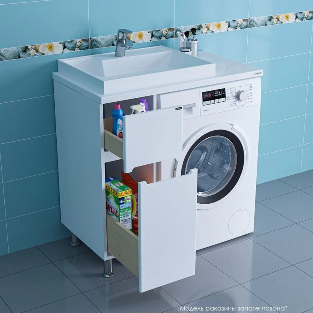 Тумба под раковину Санта Лондон 29, цвет белый - фото 1