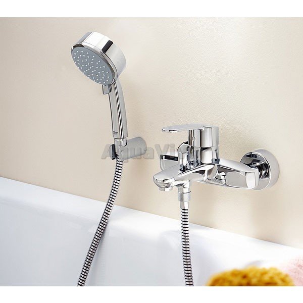 Смеситель Grohe Eurostyle Cosmopolitan 33591002 для ванны с душем - фото 1