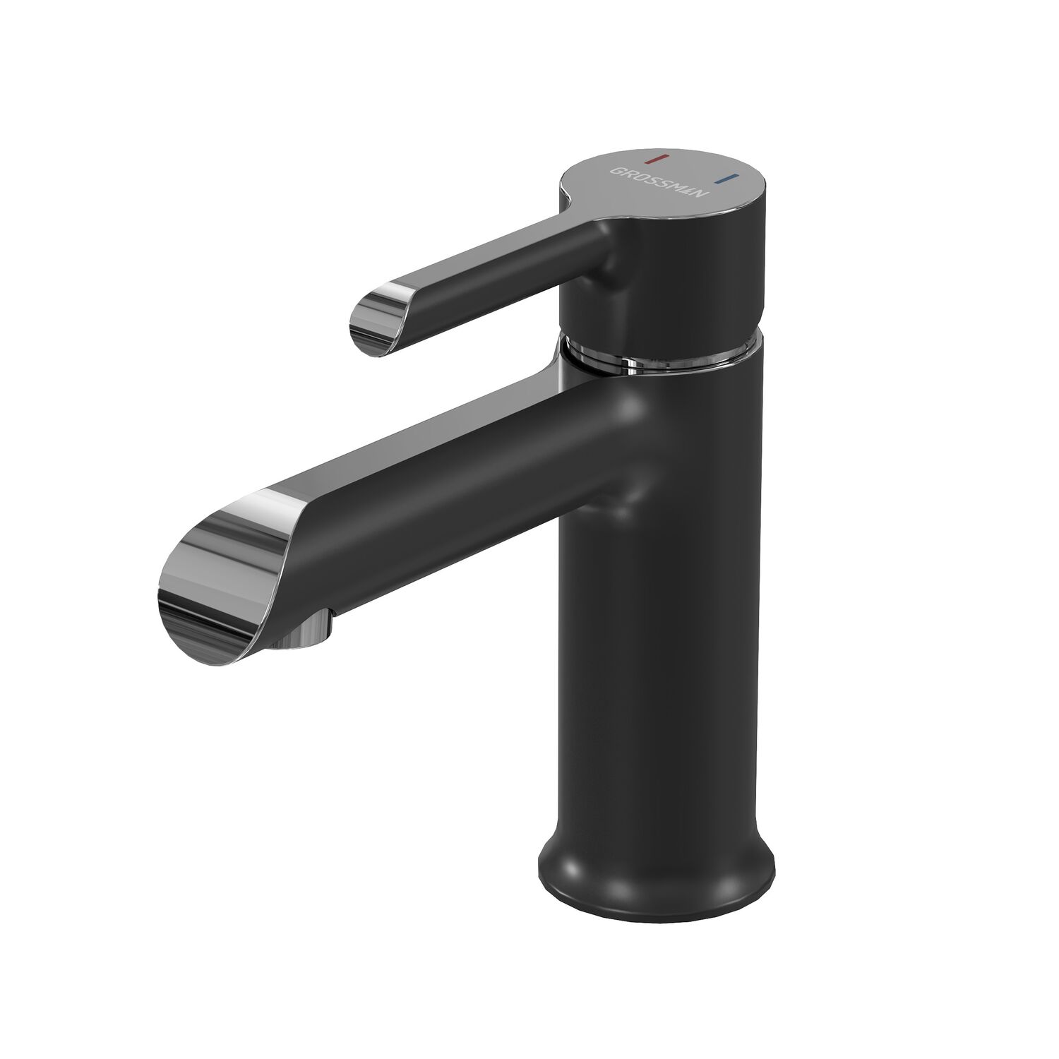 Смеситель Grossman Alba 510.K35.06.100/210 для раковины, цвет хром / черный