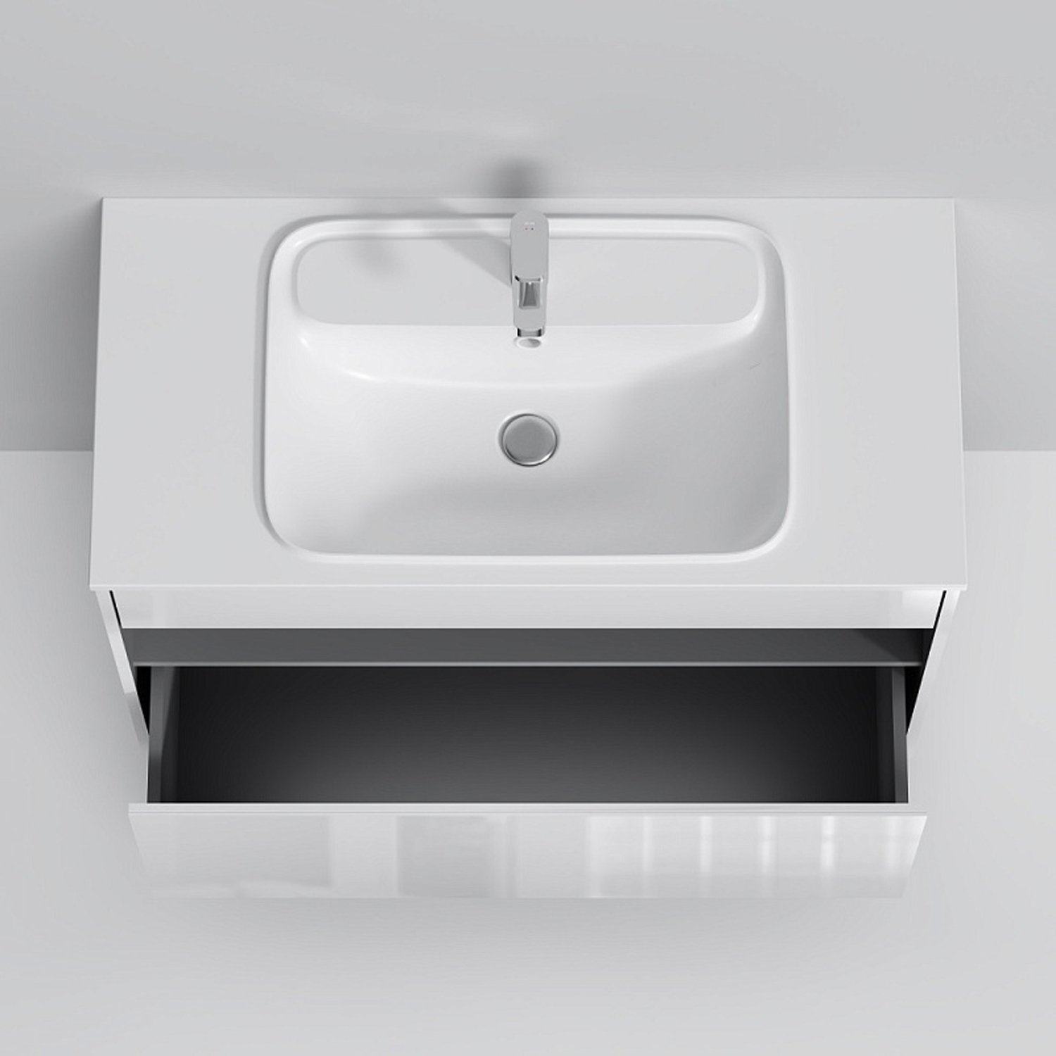 Тумба под раковину AM.PM Func 100, цвет белый глянец - фото 1