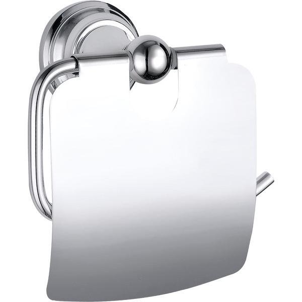 Держатель туалетной бумаги Rav Slezak Morava MKA0400, с крышкой, цвет хром