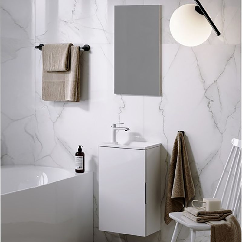 Мебель для ванной Aqwella Accent 40, с дверцей, цвет белый