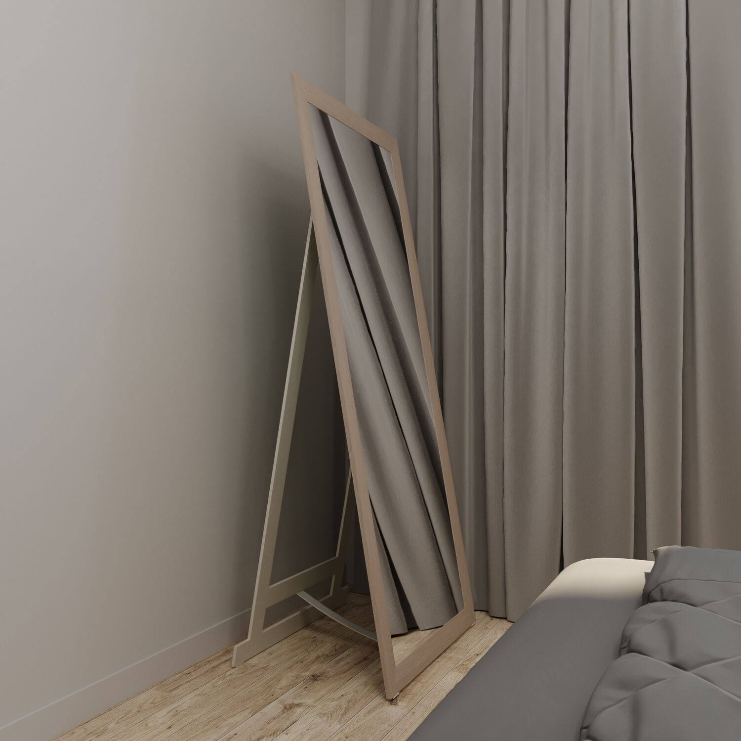 Зеркало Mixline Прованс Дуб 60x150, напольное - фото 1