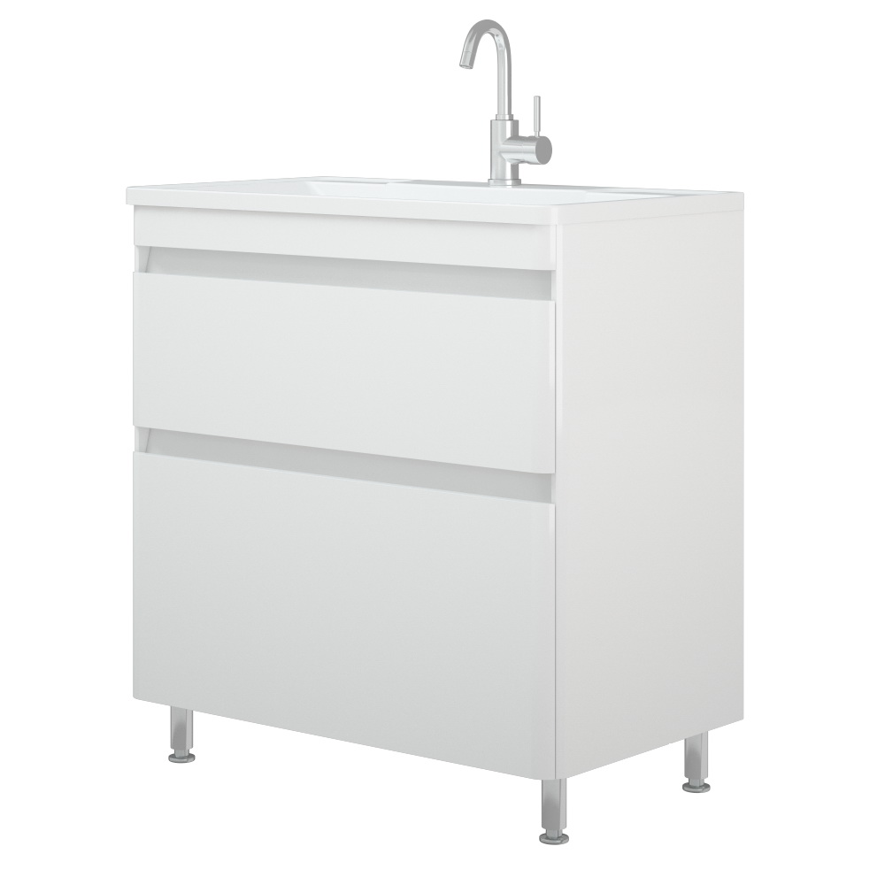 Тумба под раковину Corozo Алабама Z2 80, напольная, цвет белый - фото 1