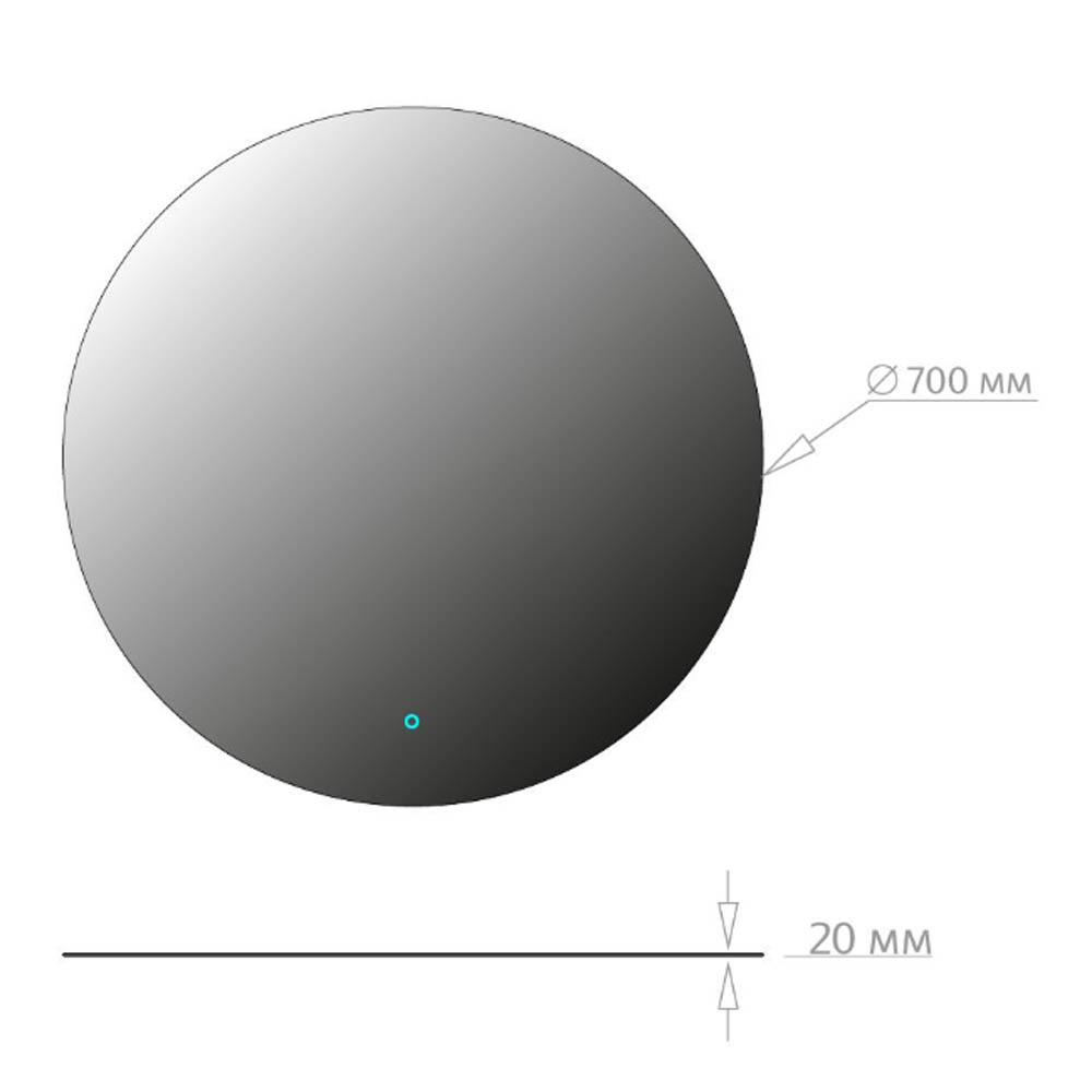 Мебель для ванной Оника Айленд 70, подвесная, цвет графит / дуб крафт золотой