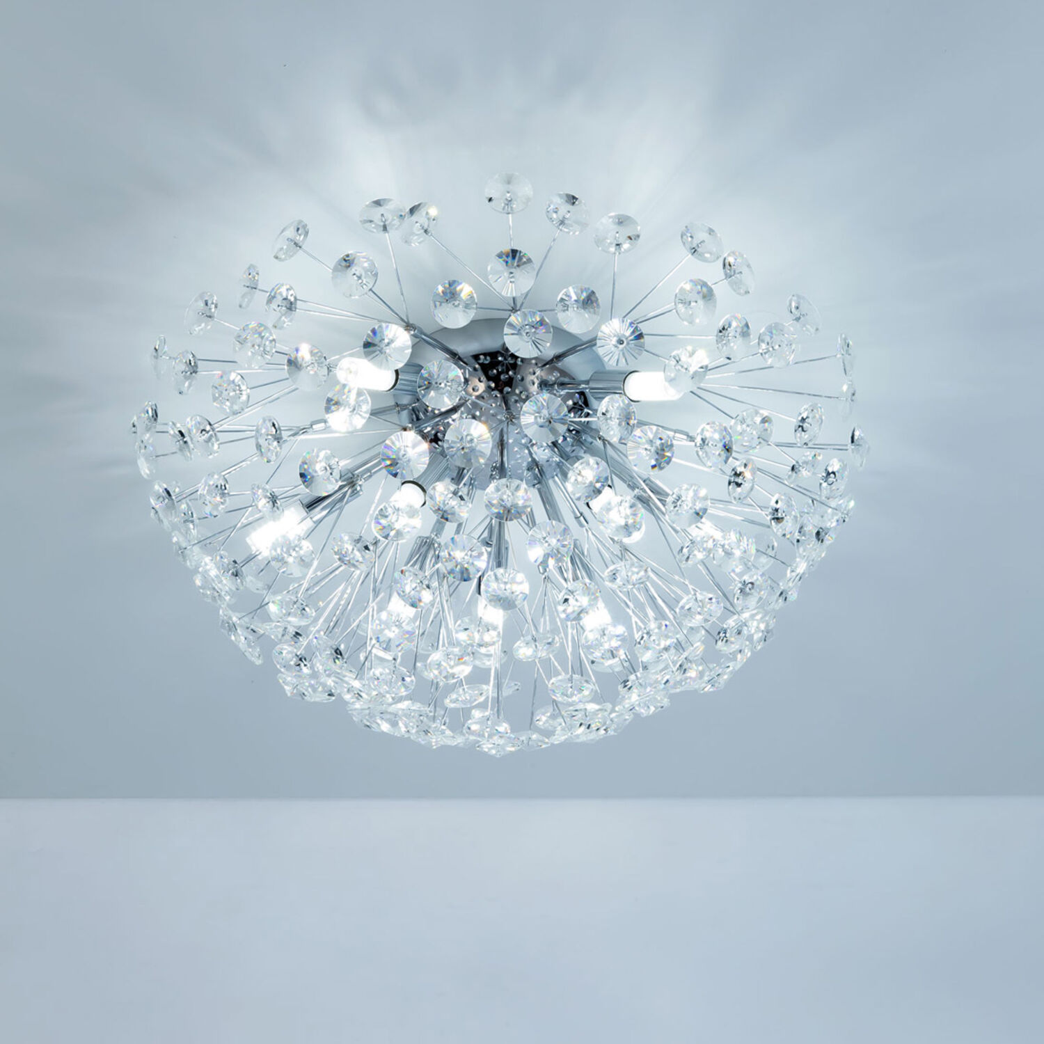 Потолочная люстра Citilux Betsy EL322C09.1, арматура хром, плафоны хрусталь прозрачный - фото 1